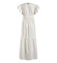 Load image into Gallery viewer, Long Cotton Dress Broderies Anglaises
