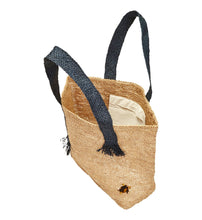 Load image into Gallery viewer, Raffia beach bag
