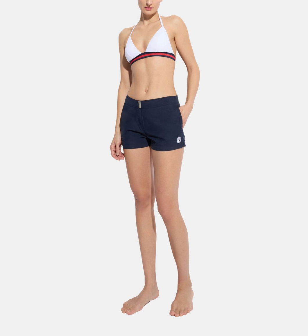 Stretch Flat Belt Swim Shorts - Vilebrequin x Ines de la Fressange