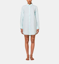 Load image into Gallery viewer, Linen Shirt Dress Solid
