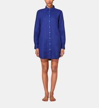 Load image into Gallery viewer, Linen Shirt Dress Solid
