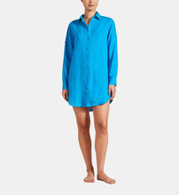 Load image into Gallery viewer, Linen Shirt Dress Solid
