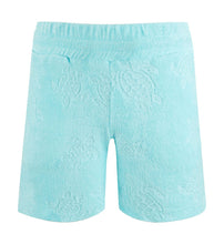 Load image into Gallery viewer, Kids Terry Bermuda Shorts Ronde des Tortues
