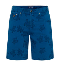 Load image into Gallery viewer, Men 5-Pockets Denim Bermuda Shorts Ronde des Tortues
