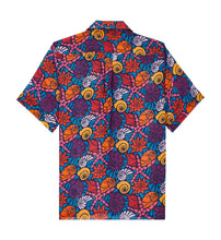 Load image into Gallery viewer, Linen Bowling Shirt Noumea Sea Shells
