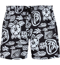 Load image into Gallery viewer, Boys Stretch Swim Trunks Tahiti Turtles
