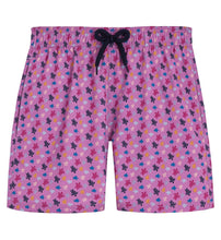 Load image into Gallery viewer, Boys Stretch Swim Trunks Micro Ronde Des Tortues Rainbow

