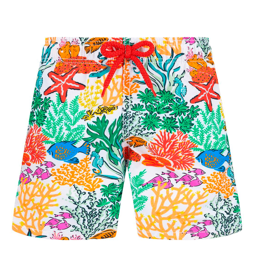 Boys Swim Shorts Fonds Marins Multicolores