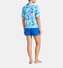 Load image into Gallery viewer, Women Cotton Polo Tahiti Flowers
