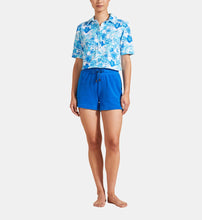 Load image into Gallery viewer, Women Cotton Polo Tahiti Flowers
