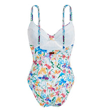 Load image into Gallery viewer, Women One-piece Swimsuit Happy Flowers
