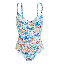 Load image into Gallery viewer, Women One-piece Swimsuit Happy Flowers
