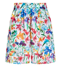 Load image into Gallery viewer, Women Viscose Bermuda Shorts Happy Flowers
