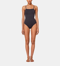 Load image into Gallery viewer, Crossed Back Straps One-piece Swimsuit Solid
