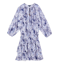 Load image into Gallery viewer, Viscose Ruffles Dress Riviera

