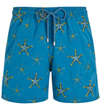 Load image into Gallery viewer, Swim Shorts Embroidered Starfish Dance - Limited Edition
