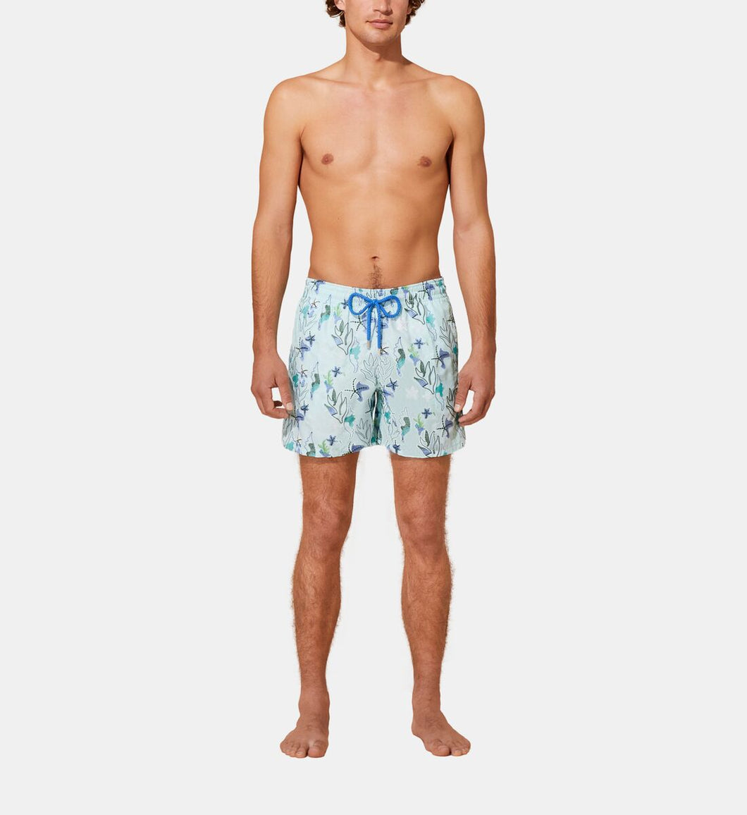 Swim Shorts Embroidered Camo Seaweed - Limited Edition