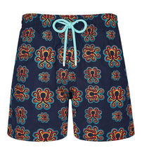 Load image into Gallery viewer, Swim Shorts Embroidered Poulpes Neon - Limited Edition
