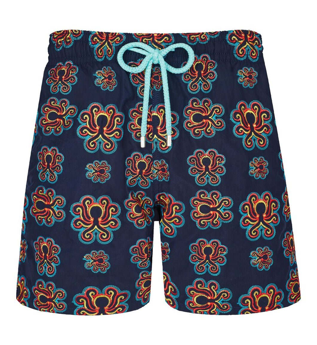 Swim Shorts Embroidered Poulpes Neon - Limited Edition