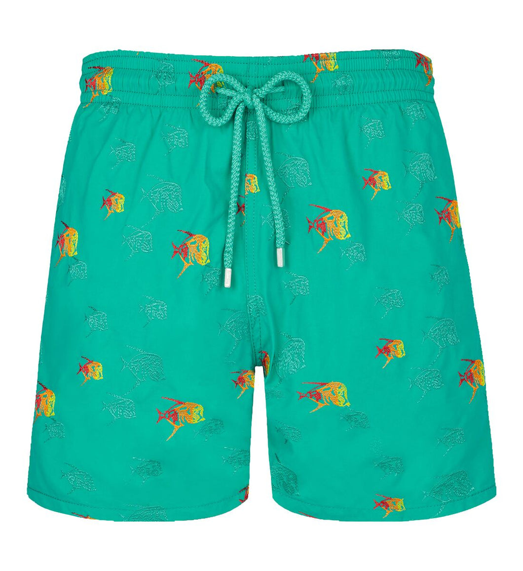 Swim Shorts Embroidered Piranhas - Limited Edition