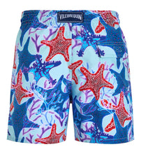 Load image into Gallery viewer, MEN SWIM TRUNKS GLOWED STARS
