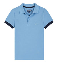 Load image into Gallery viewer, Cotton pique polo shirt solid
