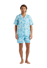 Load image into Gallery viewer, Cotton Silk Bowling Shirt Iced Turtles
