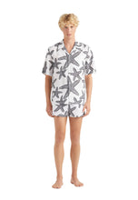 Load image into Gallery viewer, Linen Bowling Shirt Starlettes
