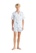 Load image into Gallery viewer, Bowling Linen Shirt Medusa and Shells
