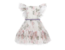 Load image into Gallery viewer, Rose print tulle dress
