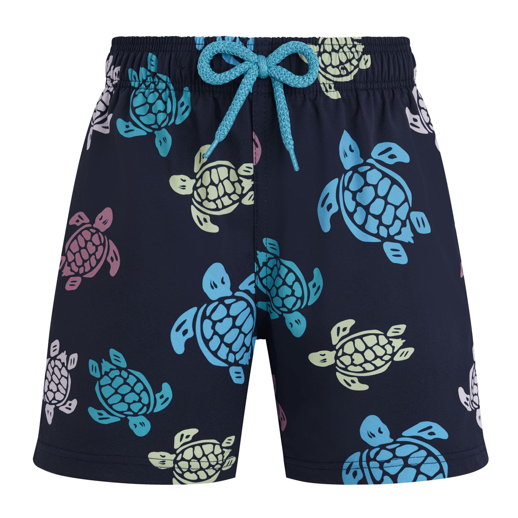 Stretch Swim Trunks Tortues Multicolores