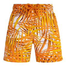 Load image into Gallery viewer, Stretch Swim Trunks Palm Leaves
