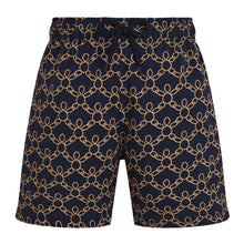 Load image into Gallery viewer, Stretch Swim Shorts Turtles Chain
