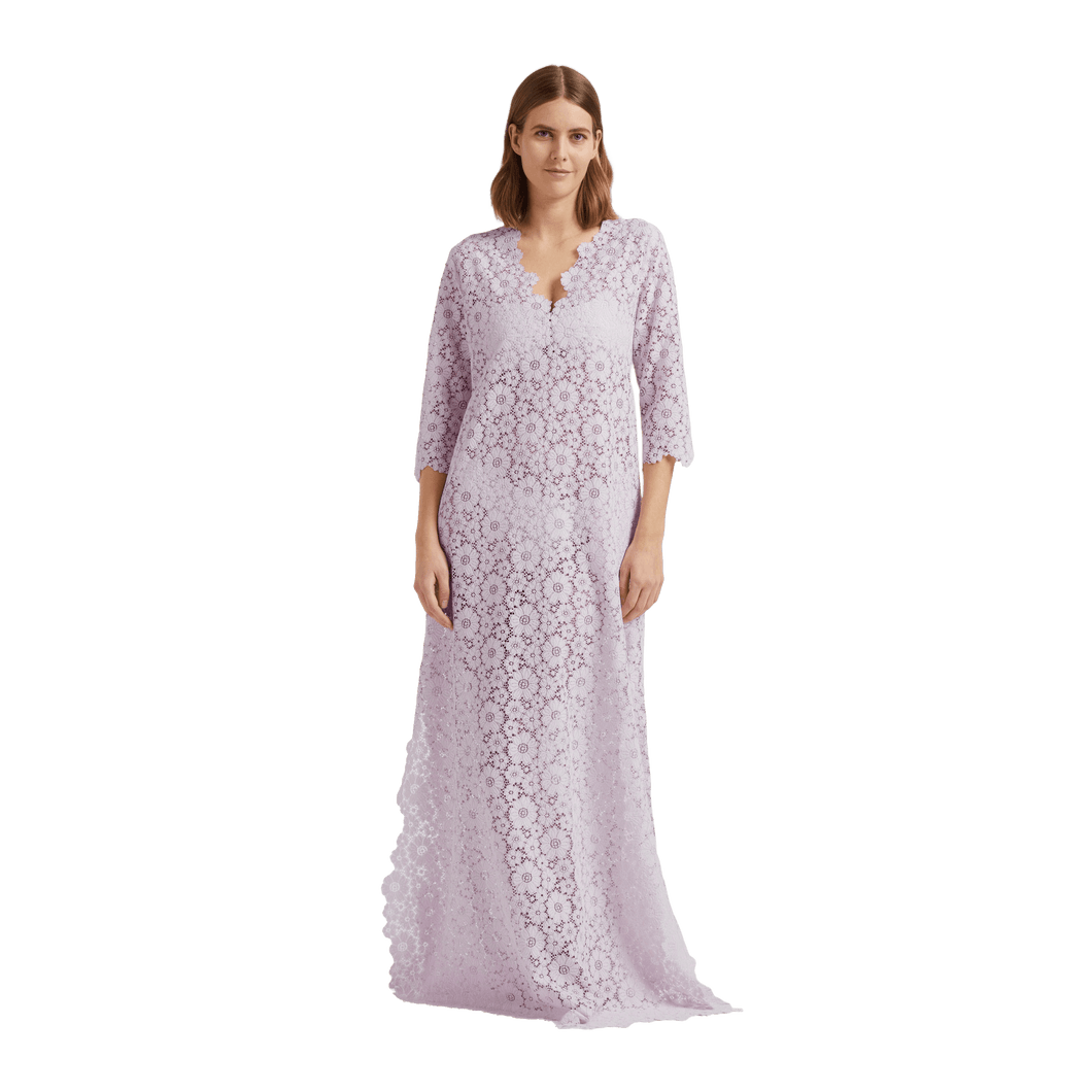 Guipure Kaftan Flowers Lace