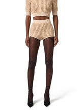 Load image into Gallery viewer, Bouclé shorts with sequins
