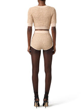 Load image into Gallery viewer, Bouclé shorts with sequins
