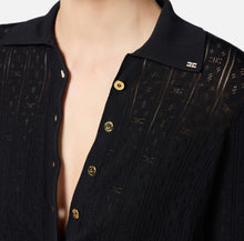 Load image into Gallery viewer, Knit jumpsuit with openwork embroideries
