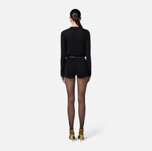 Load image into Gallery viewer, Knit jumpsuit with openwork embroideries
