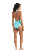 Load image into Gallery viewer, Halter One-piece Swimsuit Relief Sparkling
