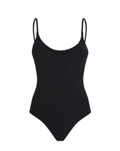 Load image into Gallery viewer, One-piece Swimsuit Jacquard Chevron
