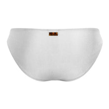 Load image into Gallery viewer, Mid Rise Shiny Stretch Bikini Bottom Solid
