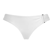 Load image into Gallery viewer, Mid Rise Shiny Stretch Bikini Bottom Solid
