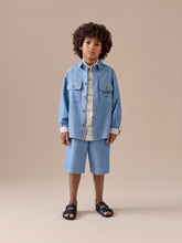 Load image into Gallery viewer, Elgar shorts in organic cotton chambray
