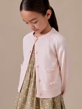 Load image into Gallery viewer, Duchesse dress smocked and hand-embroidered in Liberty organic cotton fabric
