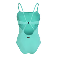 Load image into Gallery viewer, Square Front Neckline One-piece Swimsuit Solid
