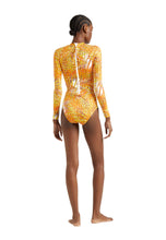 Load image into Gallery viewer, UV Protection One-piece Rashguard Palm Leaves
