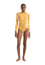 Load image into Gallery viewer, UV Protection One-piece Rashguard Palm Leaves
