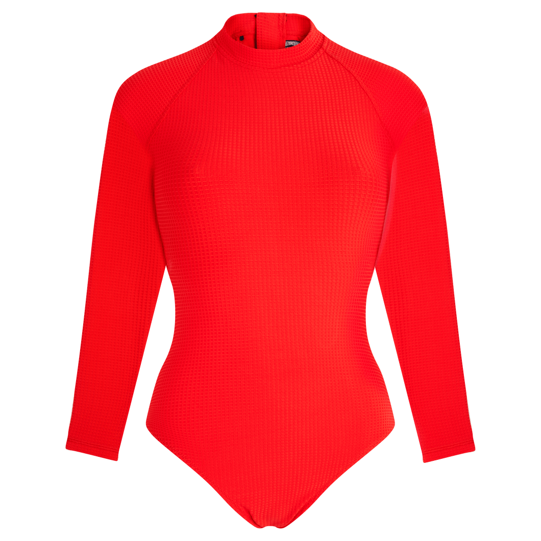 UV Protection One-Piece Rashguard Jacquard Vichy