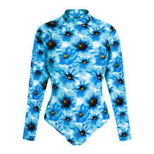 Load image into Gallery viewer, UV Protection One-Piece Rashguard Poppies
