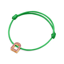 Load image into Gallery viewer, L'Arc Voyage Charm MM, 18k Rose Gold with Galerie Pink Sapphires on Silk Cord - DAVIDOR
